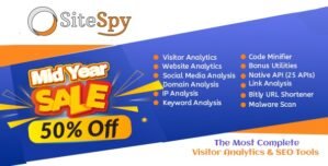SiteSpy – The Most Complete Visitor Analytics SEO Tools