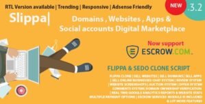 Slippa – Domains,Website ,App Social Media Marketplace PHP Script 3.8
