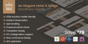 Solaz – An Elegant Hotel Lodge WordPress Theme