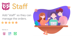 Staff for FoodTiger, QR SaaS and WhatsApp Food  Mobidonia