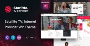 Starlitte – TV Internet Provider WordPress Theme 1.0.7