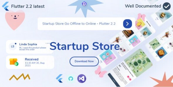 Startup Store Go Offline to Online - Flutter 2.2