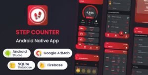 Step Counter – Android Native App (47 Languages)
