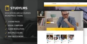 Studylms – Education LMS Courses WordPress Theme
