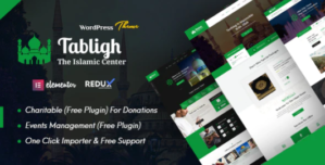 Tabligh – Islamic Institute Mosque WordPress Theme