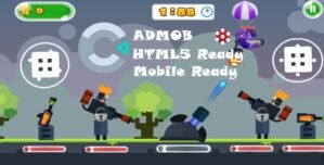 Tank Stars Survival, HTML5 game (Construct 3)