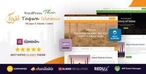 Taqwa – Islamic Center WordPress Theme