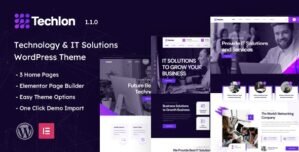 Techlon – Technology IT Solutions WordPress Theme