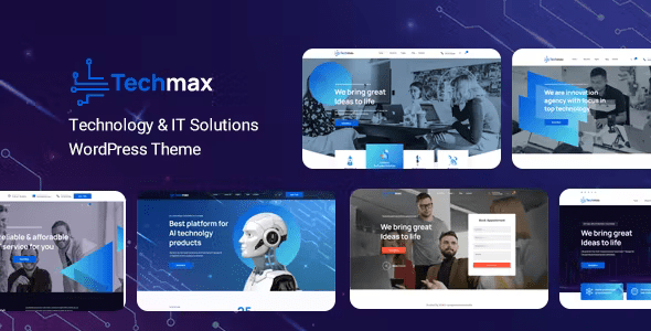 Techmax - IT Solutions & Technology WordPress Theme