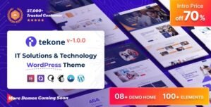 Tekone – IT Solutions Technology WordPress Theme