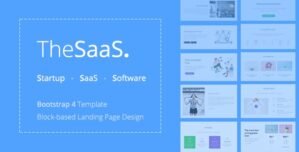 TheSaaS – Responsive Bootstrap SaaS, Startup WebApp Template