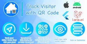 Track Visitor with QR (Laravel + Flutter)