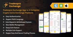 Tradexpro Exchange – Crypto Buy Sell and Trading Flutter Mobile App 2.7