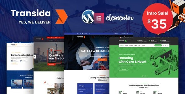 Transida - Logistics WordPress Theme 1.3