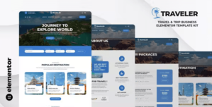 Traveler – Travel Trip Business Elementor Template Kit