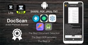 [TS] DocScan Android – A mini and Powerful mobile scanner (Admob, IAP, Push Notifications)
