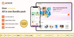 Universal Addon Bundle for Qixer – Service Marketplace and Service Finder