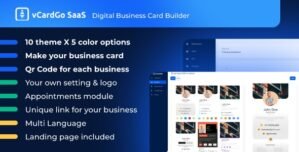 vCardGo SaaS – Digital Business Card Builder 4.3