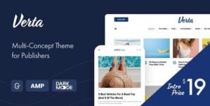 Verta – Multi-Concept WordPress Theme for Modern Publishers 1.0.1