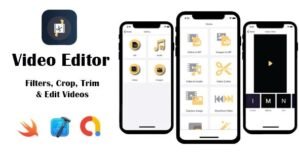 Video Editor – Filters, Crop, Trim & Edit Videos | Google AdMob | iOS Source Code
