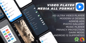 Video Player Media All Format, Music player, Photo Gallery Album, Max Video Player HD