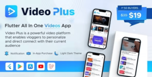 Video Plus – Flutter All In One Videos App with Laravel Admin Panel
