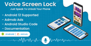 Voice Screen Lock – Admob ads | Android app (Android 12 Supported)
