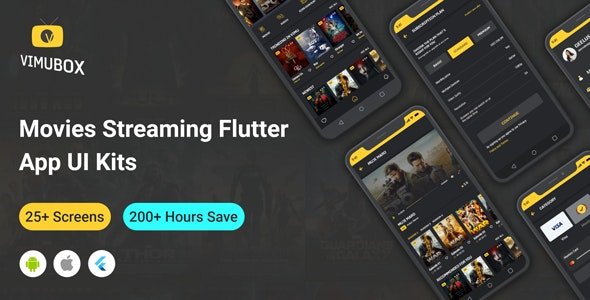 Vumibox - Online Movie Streaming Flutter Full App UI Kit