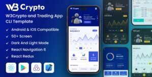 W3Crypto | Crypto Mobile App React Native CLI Template