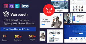 Waretech – IT Solutions Technology WordPress Theme