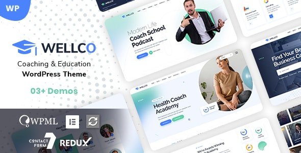 Wellco - Coach Online Courses WordPress 1.0.3