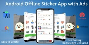 Whatsapp Sticker App (Offline) with Admob and OneSignal Push Notification for Android