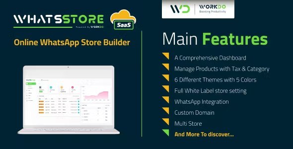 WhatsStore SaaS - Online WhatsApp Store Builder 6.7