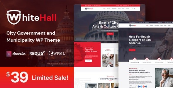 White Hall - Municipal and Government WordPress Theme 1.4