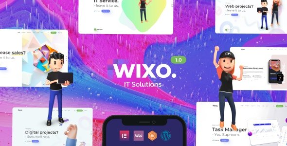 Wixo - Technology & IT Solutions WordPress Theme