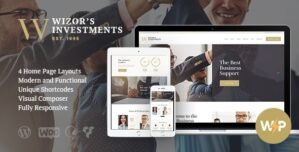 Wizor#039;s | Investments Business Consulting Insurance WordPress Theme 2.0