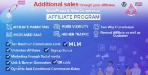 WordPress WooCommerce Affiliate Program 6.1.1