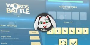 Words Battle – HTML5, Construct 3 (c3p), mobile adaptive, words education game template