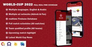 World Cup 2022 Coverage – Goals And News..Etc With Realtime Database – Full Android app