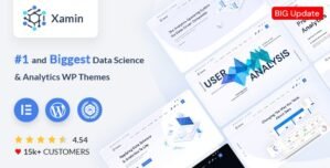 Xamin – Data Science Analytics SaaS WordPress Theme 3.4.6