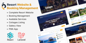 Yesort – PWA Resort Website Booking Management Web Application