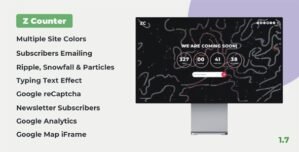Z Counter – Coming Soon Countdown with Admin Panel