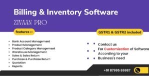 Zivaan PRO – Accounting | Inventory (GST Compliance with GSTR1 GSTR2 Integrated) 2.3