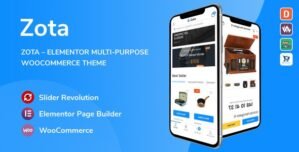 Zota – Elementor Multi-Purpose WooCommerce Theme 1.2.7