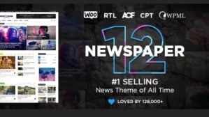 Newspaper – News & WooCommerce WordPress Theme