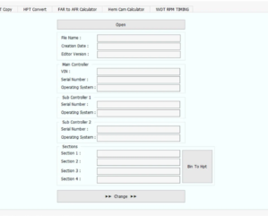 HPT File Editor 2.5 Setup & File Editing Assistance